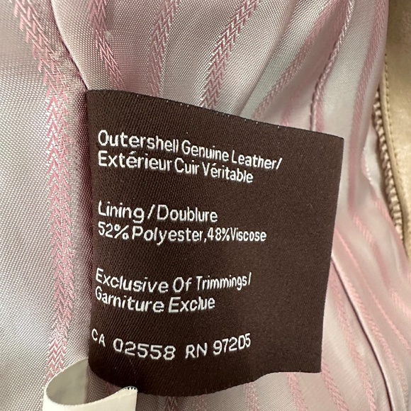 Danier Suede Bomber Jacket - Picture 7 of 8